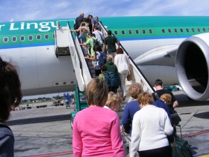 Boarding the Plane -- Irish Style